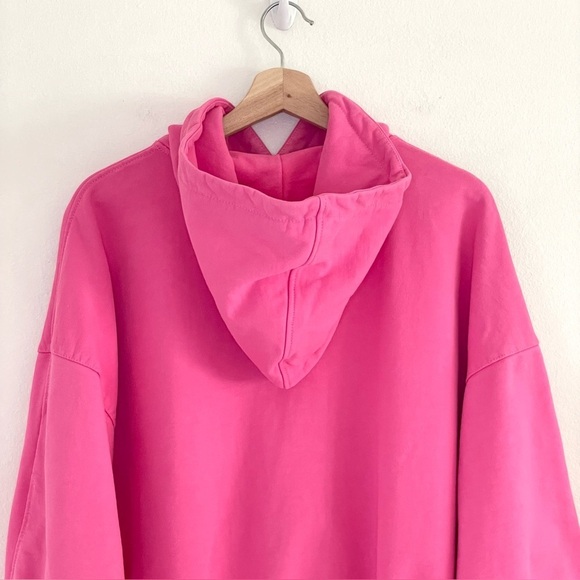 Cole Buxton International Hoodie Heavyweight Cotton Sweatshirt Pink Medium - Picture 5 of 15